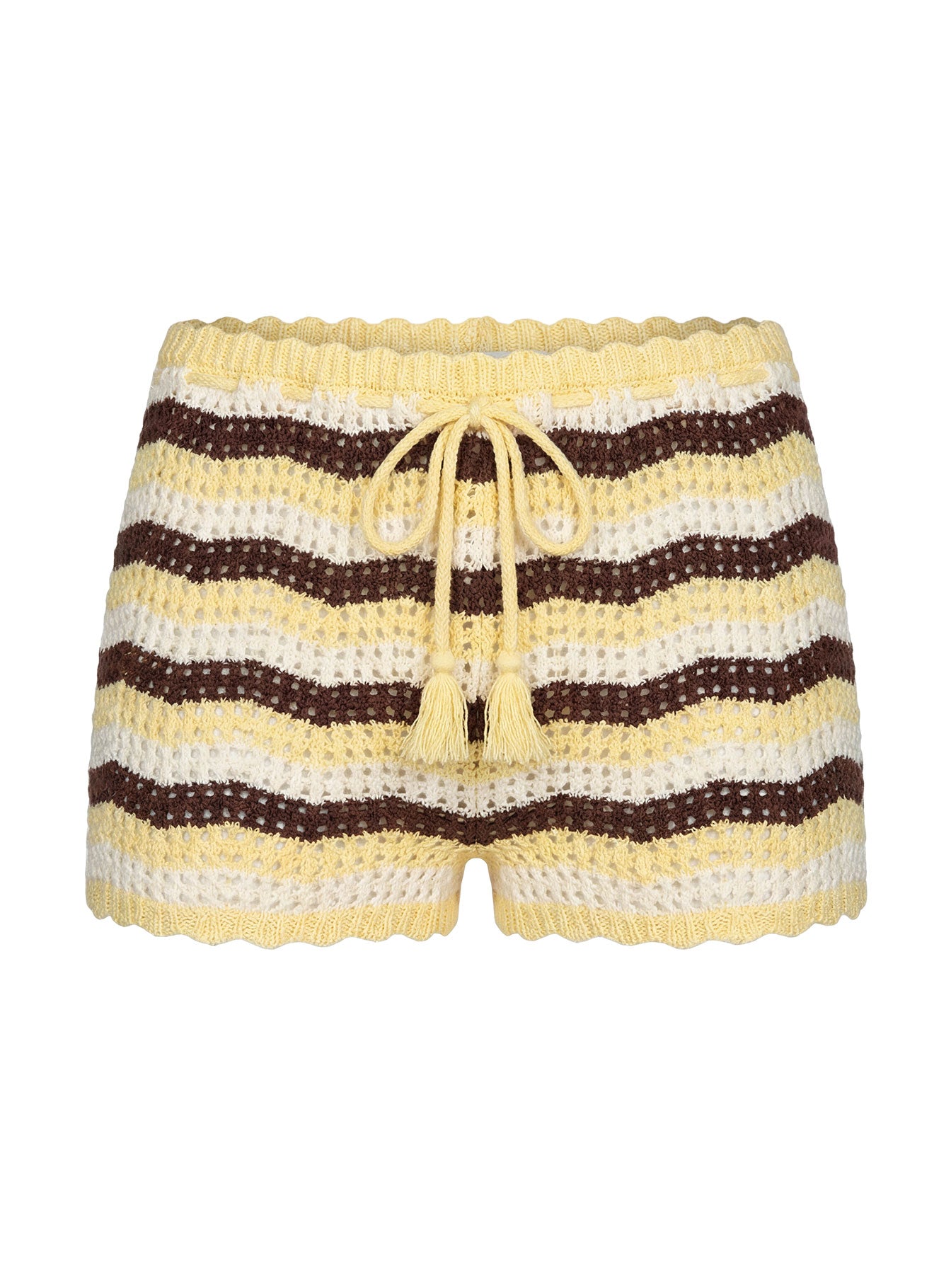 Summer Agenda Micro Swim Shorts Butter / Chocolate