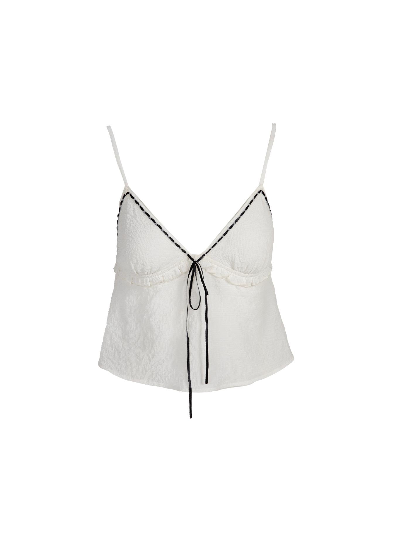 product Princess Polly Sleeveless V-Neck  Trevani Ribbon Cami Ivory