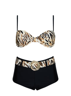 Tigressa Underwire Bikini Top Tiger Multi