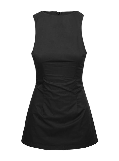 Yumiko Romper Black Tall