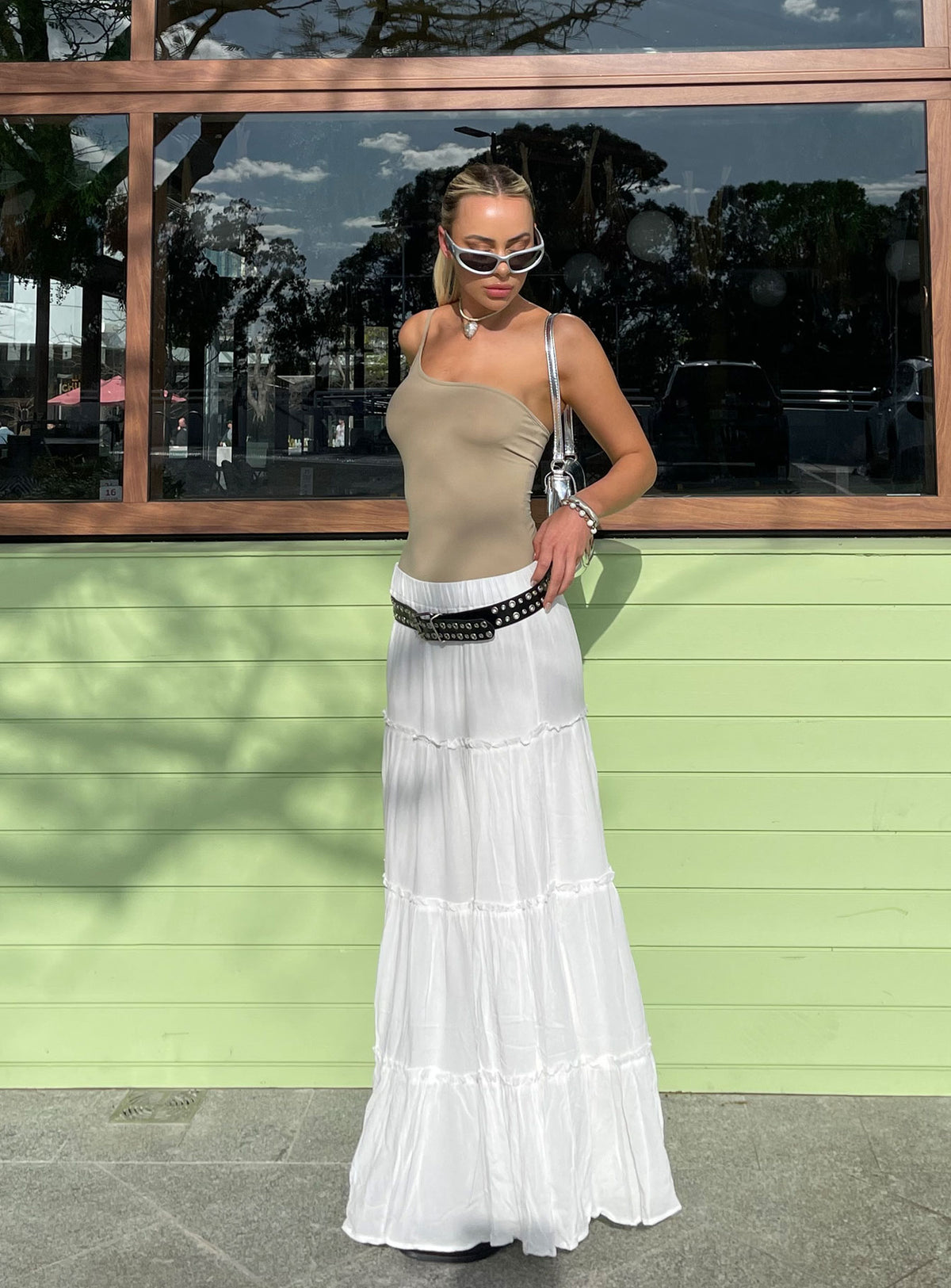 product Princess Polly Miriah Maxi Skirt White Petite Maxi 