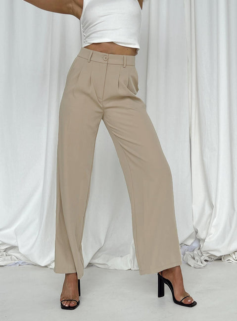 product Princess Polly  Archer Pants Taupe Tall