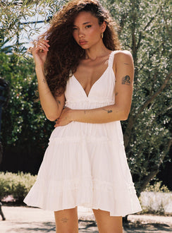 product Princess Polly Square Neck  Romeo Mini Dress White