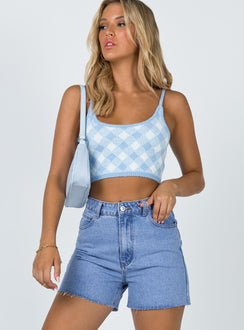 product Laurena Midwash Denim Shorts Princess Polly High Waisted Shorts 