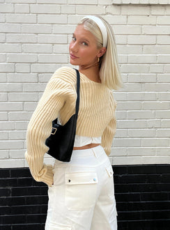 product Aytan Bolero Sweater Beige Princess Polly  Cropped 