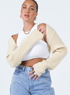 product Aytan Bolero Sweater Beige Princess Polly  Cropped 