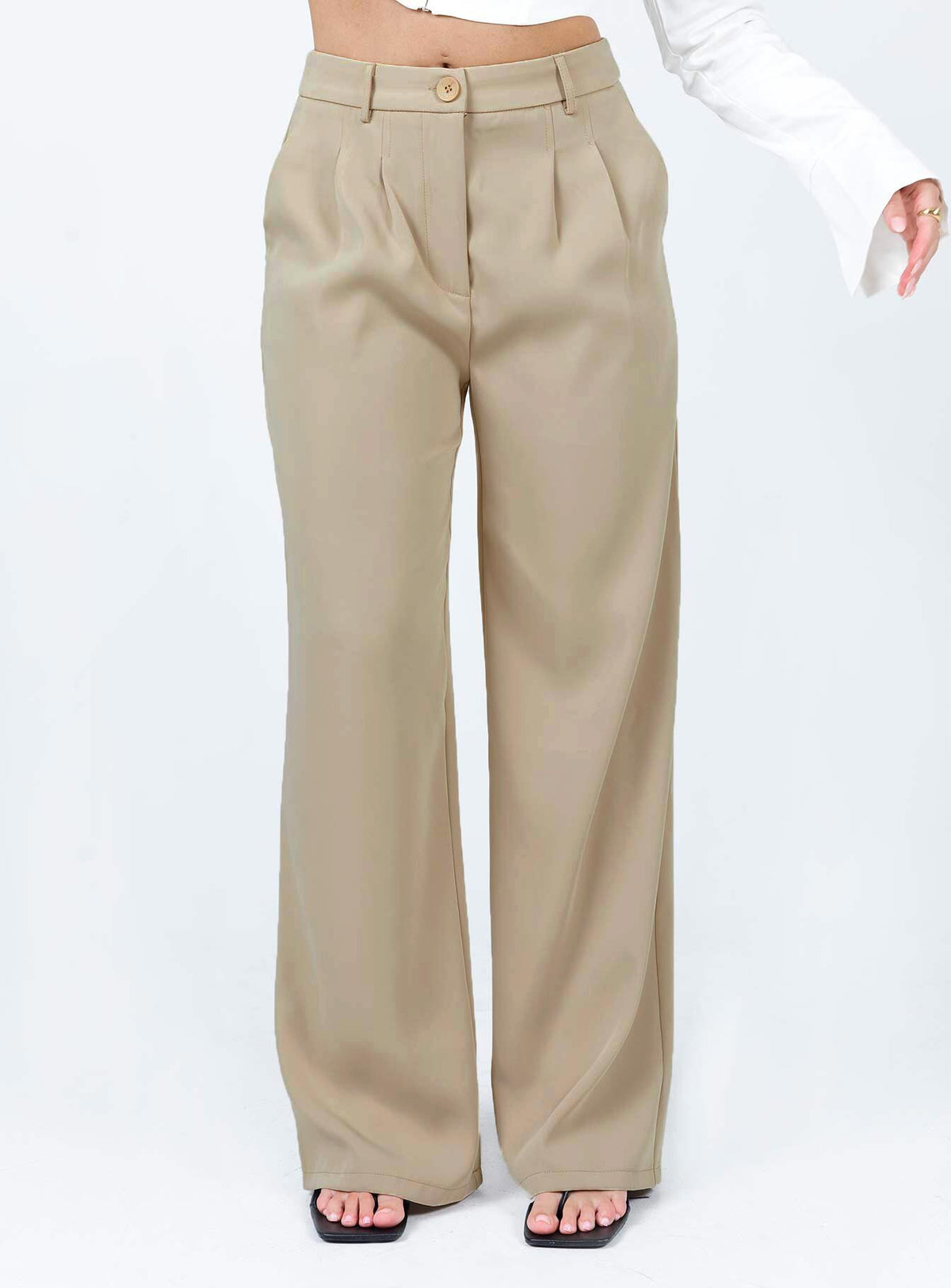product Princess Polly High Waisted Pants  Archer Pants Taupe