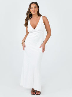 product Princess Polly High Neck  Nellie Maxi Dress White