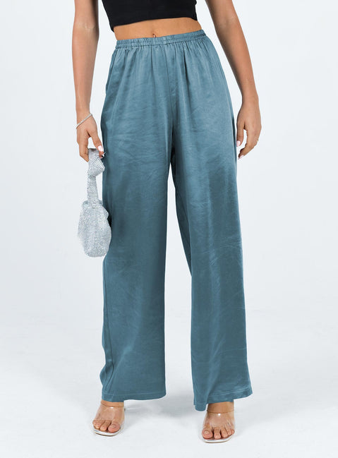 product Princess Polly High Waisted Pants  Nixie Pants Slate