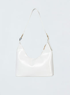Shoulder bag 90% PU 10% zinc alloy Faux leather material  Gold-toned hardware  Adjustable shoulder strap  Zip fastening  Internal pocket  Flat base 