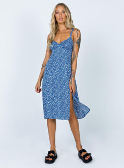 product Princess Polly Asymmetric Neckline  Georgia Midi Dress Navy