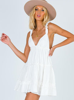 product Princess Polly Square Neck  Romeo Mini Dress White