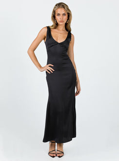 product Princess Polly Scoop Neck  Lynsey Midi Dress Black