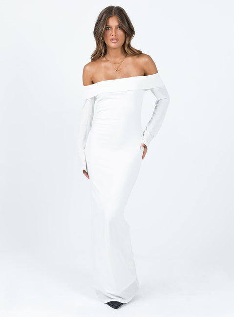 product Princess Polly Boat Neck  Maida Maxi Dress White
