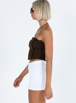 product Zakai Cargo Denim Mini Skirt White Princess Polly  Maxi 