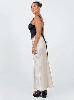 product Haley Maxi Skirt Champagne Princess Polly  Maxi 