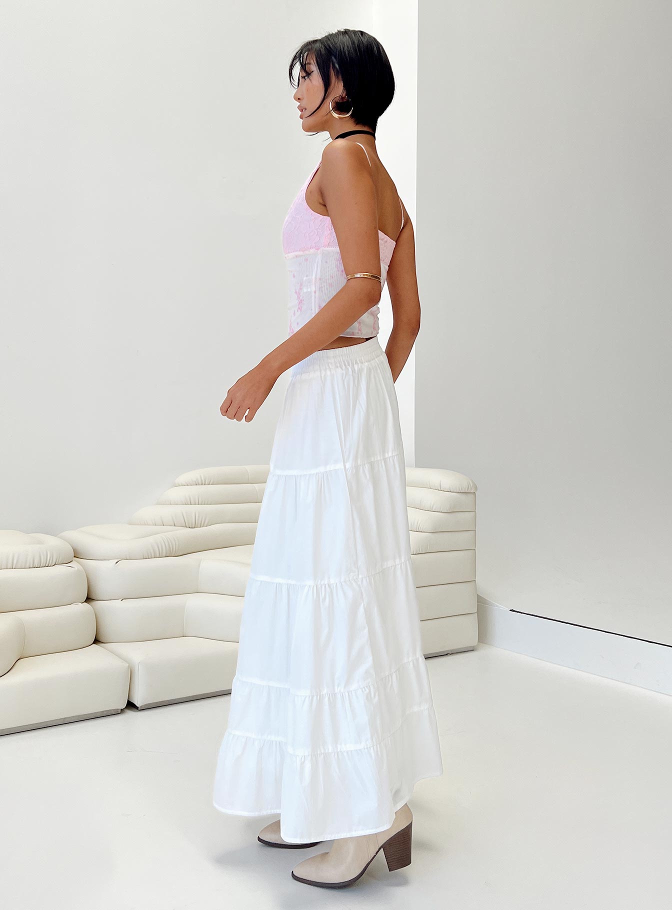 product Garden Party Maxi Skirt White Princess Polly  Maxi 