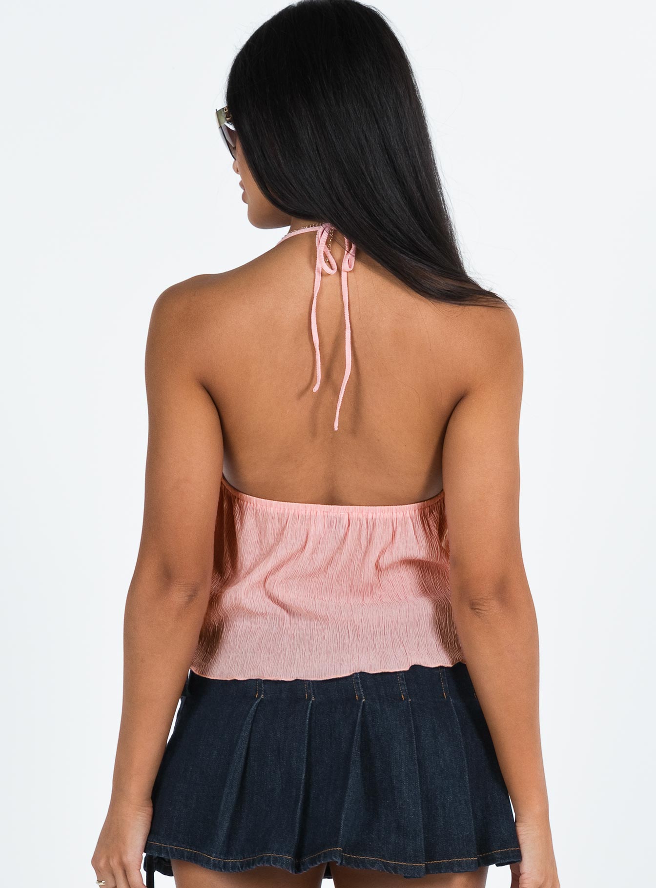 product Princess Polly Short Sleeves Square Neck  Chantria Top Pink