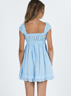 product Princess Polly Square Neck  Carlita Mini Dress Blue