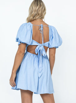 product Princess Polly Crew Neck  Dani Mini Dress Blue