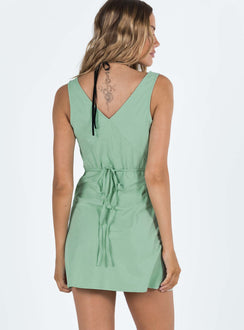 product Princess Polly High Neck  Nellie Mini Dress Basil