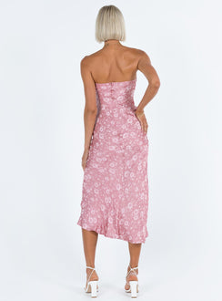 product Princess Polly Asymmetric Neckline  Salvin Strapless Maxi Dress Pink