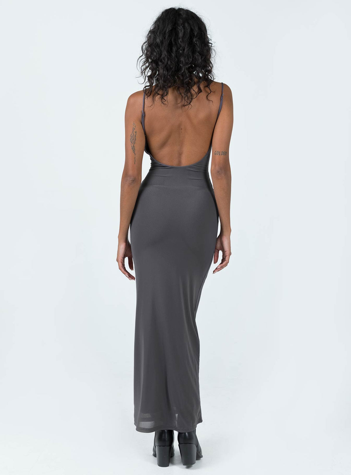 product Princess Polly High Neck  Knox Maxi Dress Slate