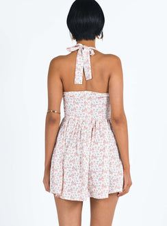product Princess Polly Sweetheart Neckline  Lyle Mini Dress Pink Floral