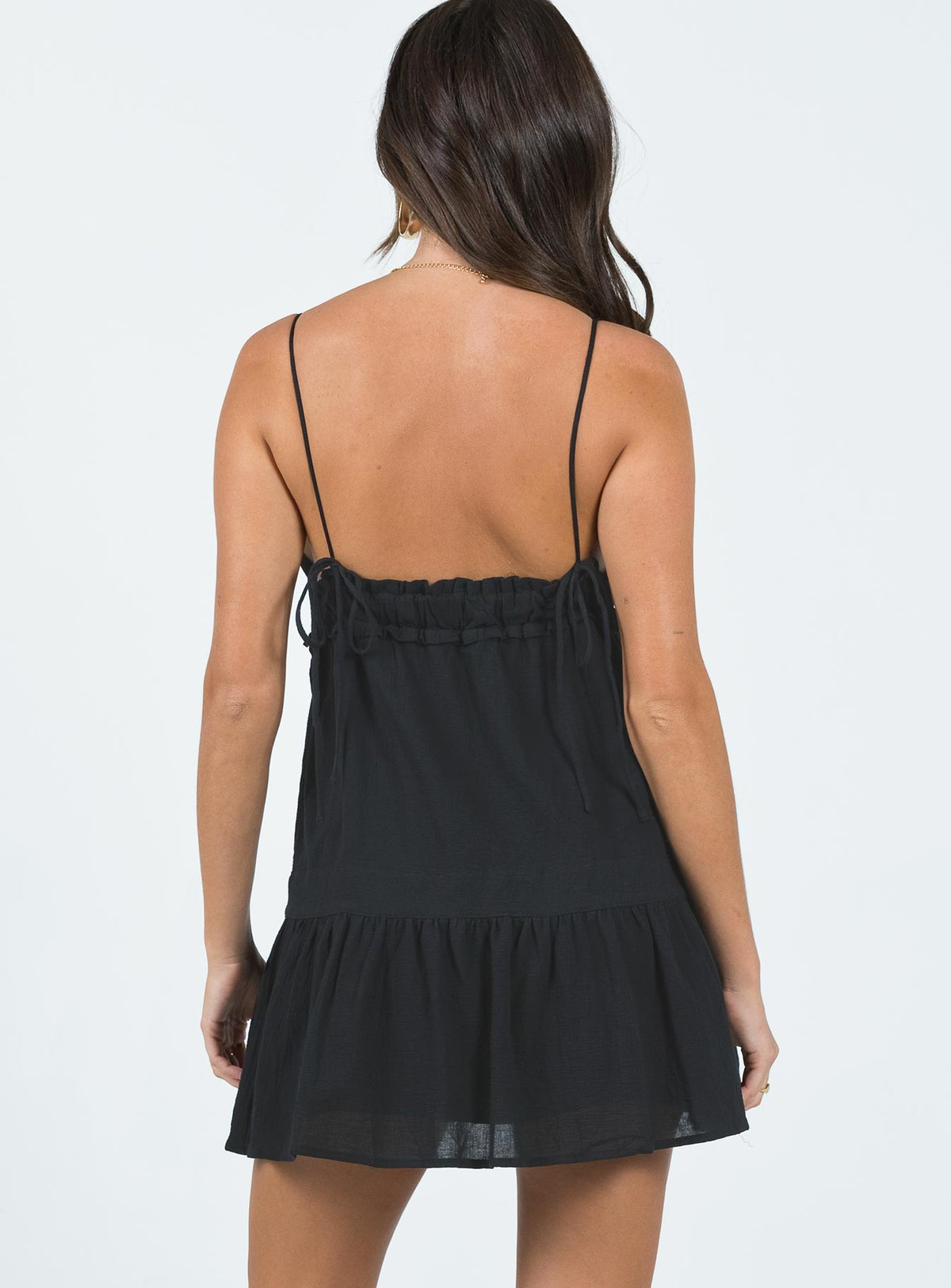 product Princess Polly Crew Neck  Dionne Mini Dress Black