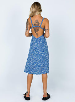 product Princess Polly Asymmetric Neckline  Georgia Midi Dress Navy