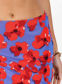 product Princess Polly Bold Move Mini Skirt Navy Floral Mini Skirts Skirts 