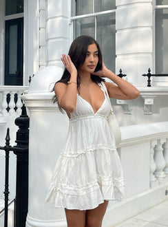 product Princess Polly Square Neck  Romeo Mini Dress White
