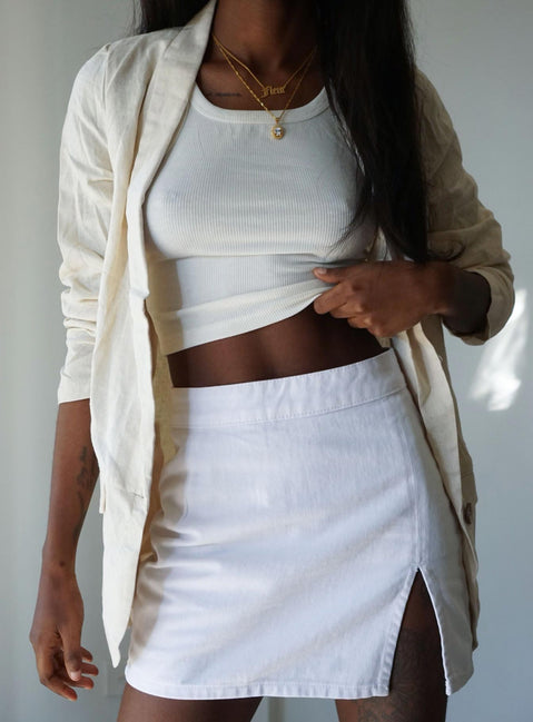 product The Lola Mini Skirt White Princess Polly  Mini Skirts 